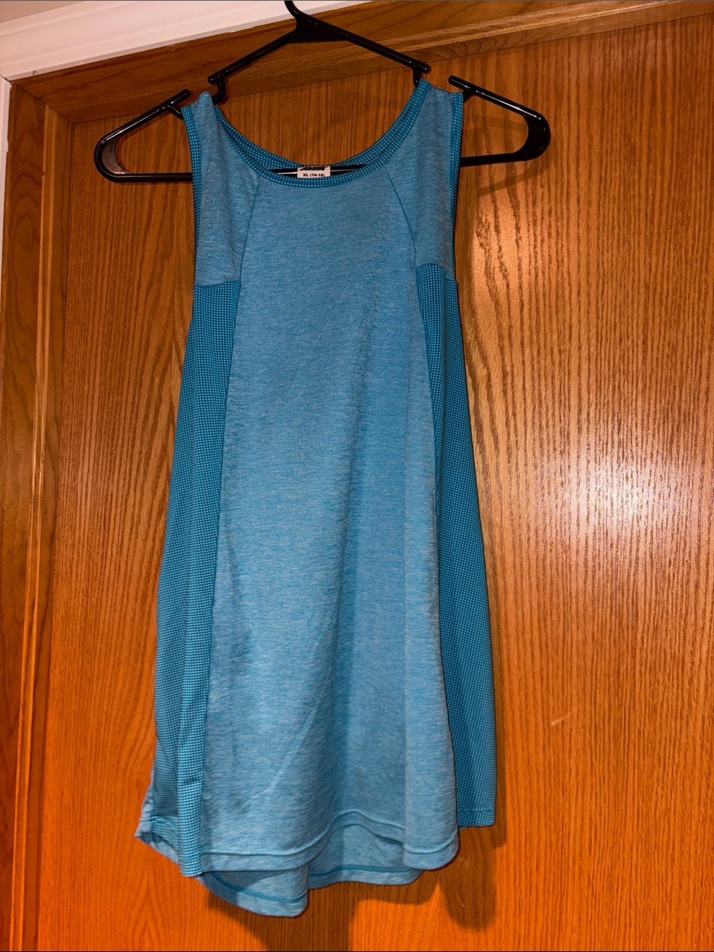 Avia Blue Athletic Tank with Mesh Side Panels